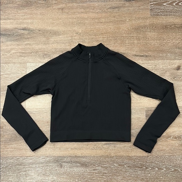 Lululemon Rest Less Cropped Half Zip - Picture 2 of 15